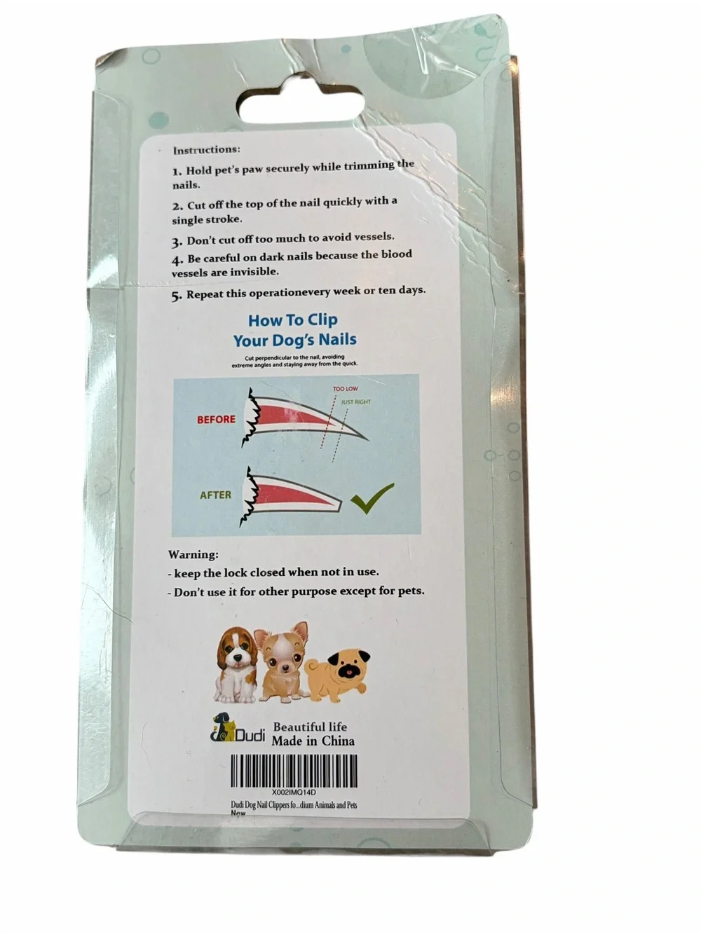Dudi pet nail